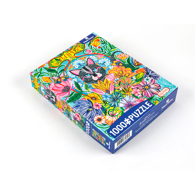 Puzzle 1000 SZTUK Kwiat Kot